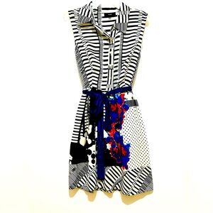 Maia Mixed Pattern & Mixed Colors Dress    PRICE DROP